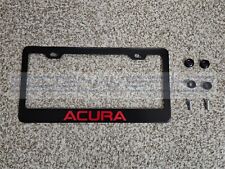 Acura Black Stainless Steel License Plate Frame