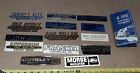 Lot Of Vintage D-line Car Dealer Badges Salesman Samples Auto Name Plates