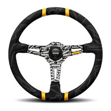 Momo Motorsport Ultra Street Steering Wheel Alcantara Yellow 350mm - Ult35bk0bk