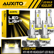9005 H11 Led Headlight Combo High Low Beam Bulbs Kit Super White Bright Lamps Ea