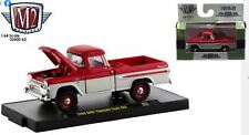 M2 Machines Auto-trucks - Red White - 1959 Gmc Fleetside Truck 4x4