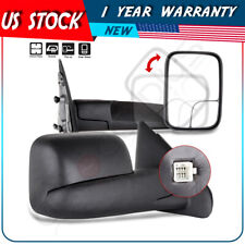 Towing Power Heated Side Mirrors For 02-08 Dodge Ram Truck Tow Mirrors Pair Set