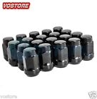 20 14x1.5 Black Lug Nuts For Dodge Magnum Charger Chevy Chrysler 300 Wheels