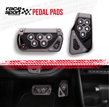 Sports Racing Accelerator Car Gray Brake Pad Pedals Covers Universal Automatic