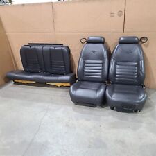 99-04 Mustang Gt Seats Front Rear Set Charcoal Coupe Aa7150