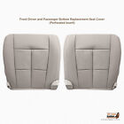2010 2011 2012 Lincoln Navigator Left Right Bottom Leather Seat Cover In Gray