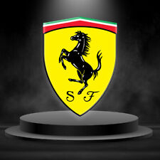 Ferrari Sticker Side Badge Decal Fender Logo Hood Trunk Laptop Smartphone