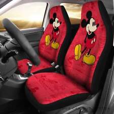 Im A Big Fan Of Mickey Mouse Comic Book Pattern Fathers Day Car Seat Covers