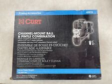 Curt 45919 Channel-mount Forged Pintle And 2 Ball W 10000 Lb. Gtw