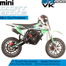 Syx Moto Vk 58cc 4 Stroke Real Moto Engine Gas Powered Powerful Mini Dirt Bike