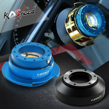 Nrg Steering Wheel Short Hubgen 2.5 Quick Release New Blue For 350370z G3537