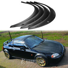 4.5 Fender Flares Wide Flexible Wheel Arches Body Kit For Honda Civic Del Sol