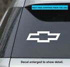 4x- Chevy Logo 4 White Vinyl Decal Sticker Car Truck