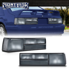 Fit For 87-93 Ford Mustang Lx Smoke Tail Lights Brake Lamps Leftright Side