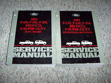 1995 Ford Bronco Shop Service Repair Manual Xl Xlt Eddie Bauer 5.0l 5.8l V8 Oem