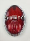 Vintage Chevy Tail Light Lens Cover Oval With Bezel