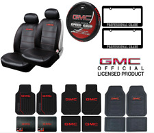 Gmc All Weather Floor Mats Seat Covers Steering Wheel Cover License Plate Frames