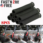 8pcs 2500 Spark Plug Wire Boots Protector Sleeve Heat Shield Cover For Ls1ls2