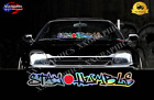 Stay Humble Windshield Window Oil Slick Holographic Jdm Japanese Sticker Decal