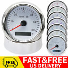 85mm White 0-6000rpm Tachometer Gauge With 7 Colors Backlight For Car Boat Truck