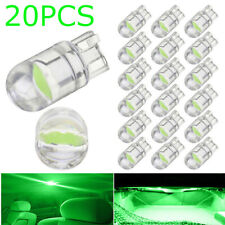 20pcs T10 194 168 W5w 2825 Led Green Interior Map Dome License Plate Light Bulbs