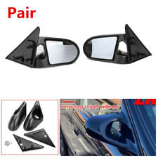 For Honda Civic Eg 92-95 Pair Carbon Fiber Look Car Door Wing Side View Mirrors