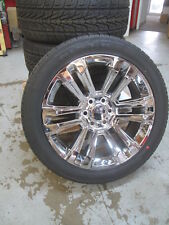 20 New Silverado Suburban Factory Spec 4 Chrome Wheels 275-55-20 Tires 5822 B