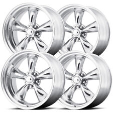 Set Of 4 Staggered American Racing Torq Thrust Ii 18 5x4.75 Polished Rims