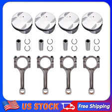12578324 Pistons Rings Connecting Rod Kit For Buick Chevrolet Gmc Saturn 2.4l