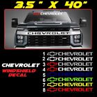 Chevrolet Windshield Sticker Red Logo Vinyl Decal American Muscle Truck Us