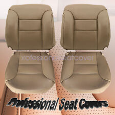 For 1995-1999 Chevy Suburban Tahoe Front Bottom Top Replacement Seat Cover Tan