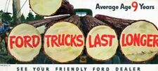 Advertising Ford Trucks Cards Vintage