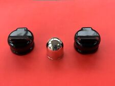 1 X Tow Ball Cover Chrome Plastic 50mm Swan 7 Or 13 Pin Black Socket Cover