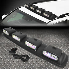 Universal Off-road Black Frame Neo Chrome Roof Mounted Fog Lightswitchharness