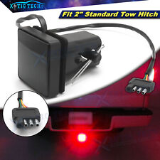 2 Tow Hitch Receiver Cover Smoked Lens 15-led Brake Light For Ford F-150 F-250