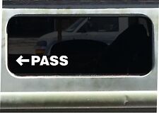 2x Vw Volkswagen Bus Bug Rat Rod Vinyl Window Sticker Decal Pass Free Shipping