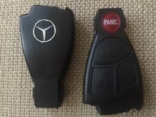 Brand New Mercedes Benz Remote Fob Replacemt Shellcase With Panic Button Logo
