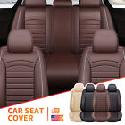 Leather Car Seat Cover For Chevy Silverado Gmc Sierra 2007-2023 1500 25003500hd