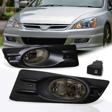 Smoke For 2006-2007 Honda Accord Coupe Fog Lights Front Bumper Wiring Switch Kit