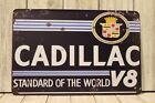 Cadillac Tin Poster Sign Sales Service Vintage Style Man Cave Car Garage Yz