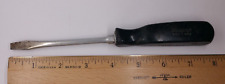 Vintage Snap-on Ssd4 Flat Head Screwdriver Black Handle Made In Usa