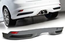 St Style Rear Bumper Diffuser For Ford Focus Mk3 11-14 Addon Skirt Lower Part