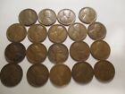 19 1916 S - 1940 S Lincoln Wheat Cents Missing The 1926 S 1931 S  Gvf