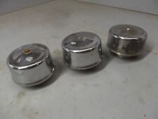 Vintage Chrome Old Tripower Air Cleaners 3x2 Hotrod Used Dc
