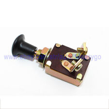1pcs Universal Headlight And Parking Light Copper Pull Push Switch 1 Position