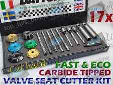 Small Block Chevy Afr Head Valve Seat Cutter Kit Carbide Tipped 3 Angels Cut
