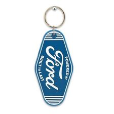 Vintage Ford Keychain Car Truck Authentic Retro Blue Tag