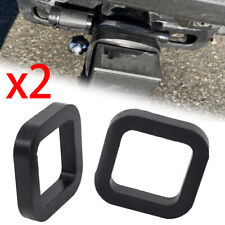 2x 2rubber Cushion Silencer Pad For Trailer Hitch Receiver Reduce Tow Rattle