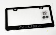 Black On Black Acura Metal License Plate Frame Fits All Acura Models