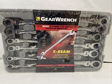 Gearwrench 85288 12-piece Metric Xl X-beam Flex Combo Ratcheting Wrench Set -new